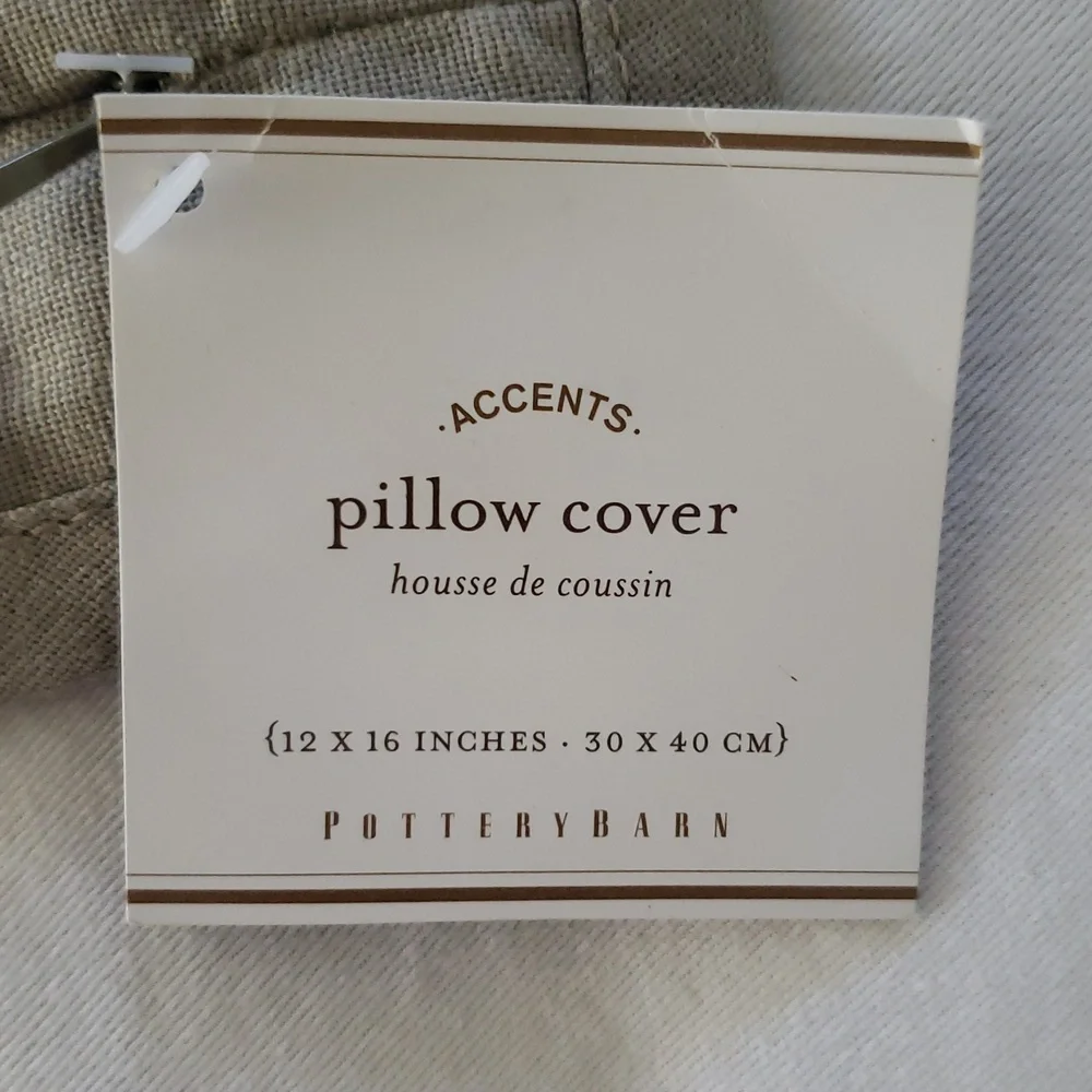 NWT Pottery Barn Pasture Bunny Rabbit Pillow Cover